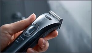 precision trimmer and ergonomic design precision trimmer and ergonomic design