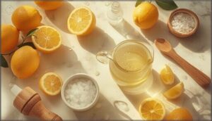 preparing a lemon juice lightening solution preparing a lemon juice lightening solution