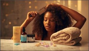 preparing the hair preparing the hair