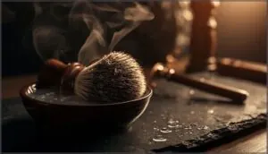 preparing your shaving brush preparing your shaving brush