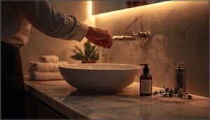 proper cleansing before application proper cleansing before application