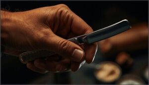 proper grip and angle proper grip and angle