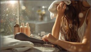 protecting hair during the drying process protecting hair during the drying process