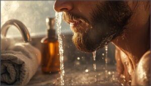 rinsing and post-exfoliation care rinsing and post-exfoliation care