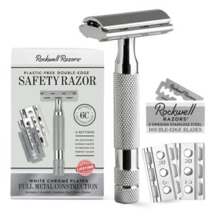 ROCKWELL RAZORS 6C White Chrome B0779ZMLXJ