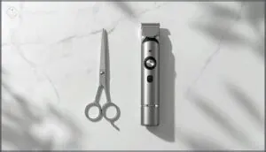 rounded scissors vs. electric trimmers rounded scissors vs. electric trimmers