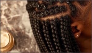 securing and finishing the braids securing and finishing the braids