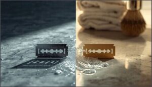 shaving comfort: sharp vs mild blades shaving comfort: sharp vs mild blades