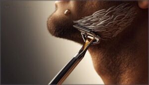 shaving in the direction of hair growth shaving in the direction of hair growth