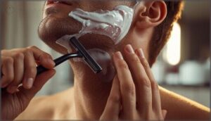 shaving technique for the neck area shaving technique for the neck area