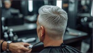 short back and sides short back and sides