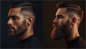 short vs. long beard styles short vs. long beard styles