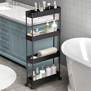 SPACELEAD Slim Storage Cart 4 B09F6JW2BD