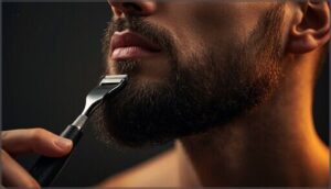 trimming and shaping the cheek line trimming and shaping the cheek line