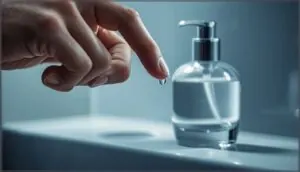 use a small dime-sized amount use a small dime-sized amount