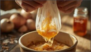 using a nut milk bag for straining using a nut milk bag for straining