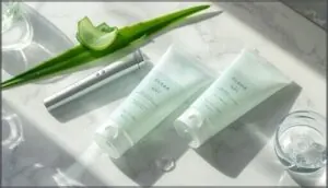 using non-comedogenic creams or gels using non-comedogenic creams or gels