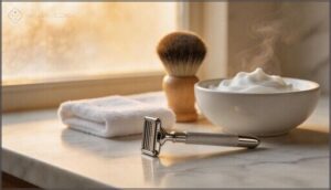 using the right razor and technique using the right razor and technique