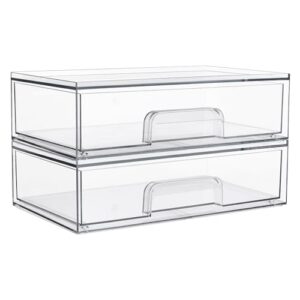 Vtopmart 12.1''W Clear Stackable Storage B0CDXLYN2W