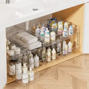 Vtopmart 4 Pack Bathroom Organizer, B0BZNPDHR9