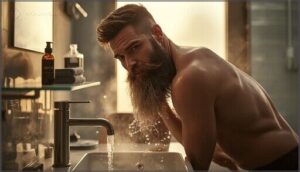 washing and drying your beard washing and drying your beard