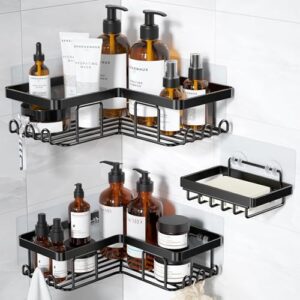 YASONIC Corner Adhesive Shower Caddy, B09QCC6FZL