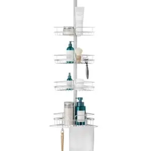 Zenna Home Tension Pole Shower B07QS5D94K