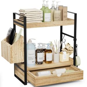 2 Tier Bathroom Counter Organizer with B0DLB4T35M