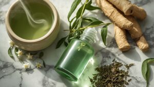 antioxidant-rich green tea and ginseng toner antioxidant-rich green tea and ginseng toner