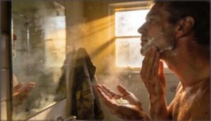 apply after shave on damp skin apply after shave on damp skin