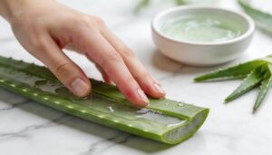 applying aloe vera gel to irritated skin applying aloe vera gel to irritated skin