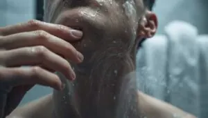 applying balm to damp skin applying balm to damp skin