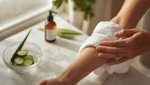 applying remedies only to clean, dry skin applying remedies only to clean, dry skin