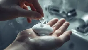 applying the right amount of cream applying the right amount of cream