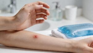 avoid picking or squeezing bumps avoid picking or squeezing bumps