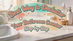 best way to declutter bathroom counter best way to declutter bathroom counter