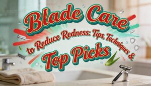blade care reduce redness