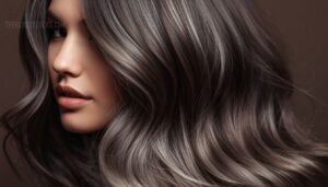 blend dark hair with gray highlights blend dark hair with gray highlights