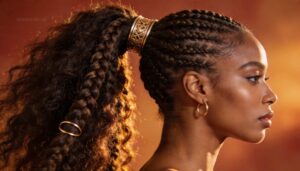 braided ponytails braided ponytails