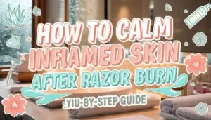 calm inflamed skin after razor calm inflamed skin after razor
