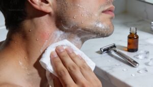 calm skin after blade contact calm skin after blade contact