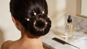 classic chignon styling steps classic chignon styling steps
