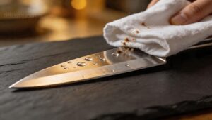 clean the blade immediately clean the blade immediately