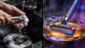 cleaning vs sanitizing a razor cleaning vs sanitizing a razor