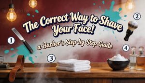 correct way to shave face correct way to shave face