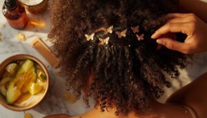 detangle and section for even coverage detangle and section for even coverage