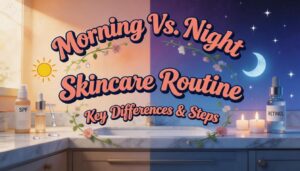 difference between morning and night skincare routine difference between morning and night skincare routine