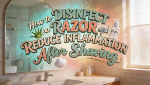 disinfect razor reduce inflammation