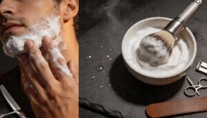 hand application versus shaving brush hand application versus shaving brush