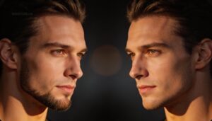 heart-shaped face heart-shaped face